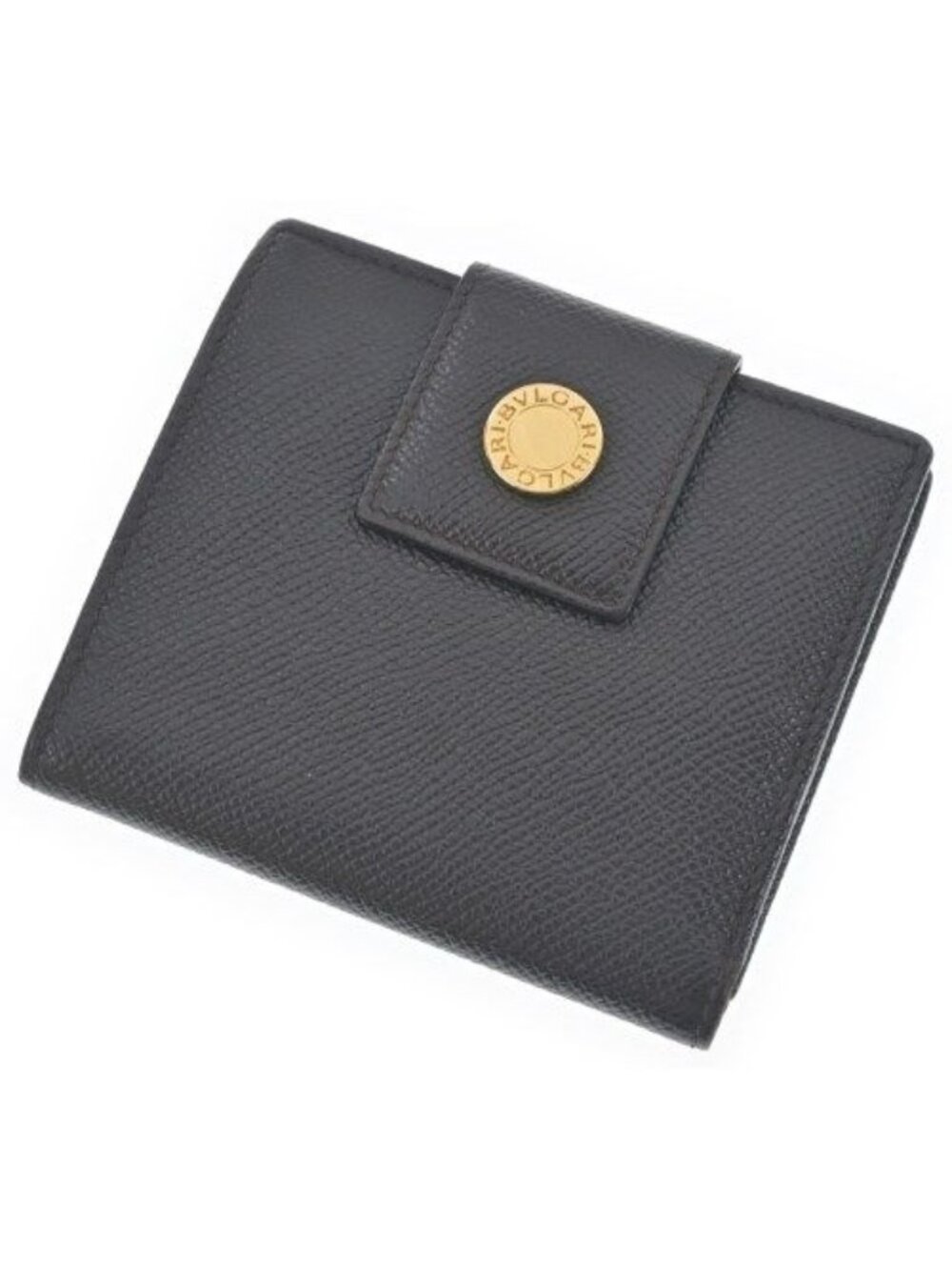 Bvlgari Leather Bifold Wallet Coin Purse